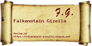 Falkenstein Gizella névjegykártya